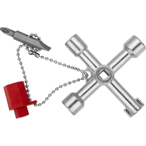 Knipex L-AUS Styreskabsnøgle med bit-indsats