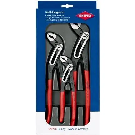 KNIPEX Alligator Vandpumpetangssæt 180/250/300 mm, rød greb