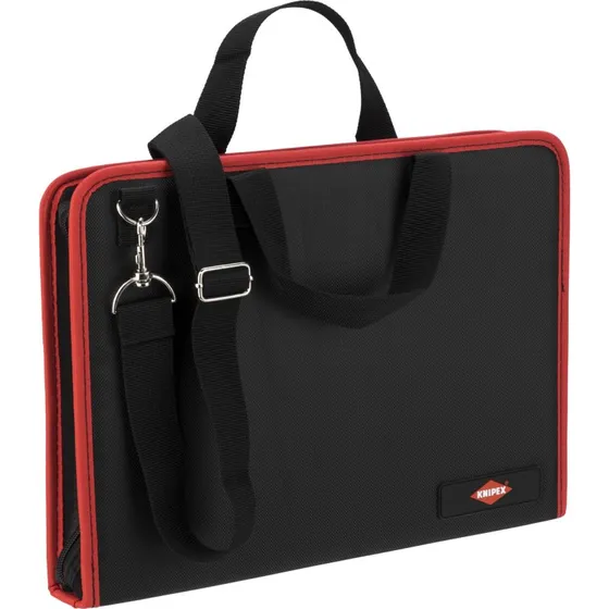 Knipex 00 21 11 LE Værktøjstaske Compact, Sort/Rød, 8 lommer