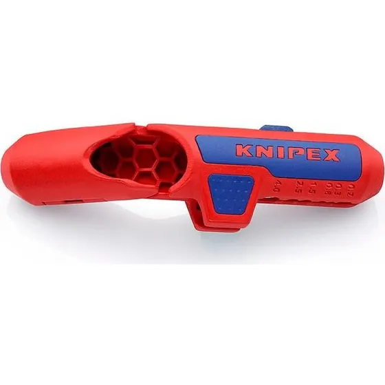 KNIPEX ErgoStrip Afisoleringstang, blå/rød, venstrehånd