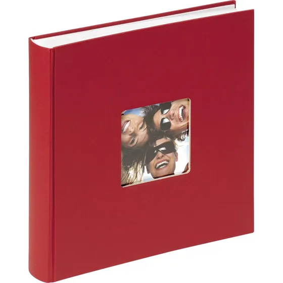 Walther Fun Fotoalbum 30x30 cm, 100 sider, rød