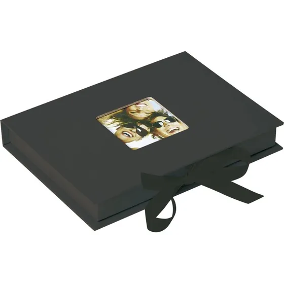 Walther FB-112-B Fotoboks 13x18cm, 70 Billeder, Sort