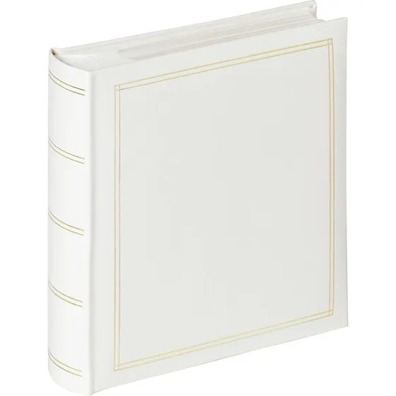 Walther ME-138-W Fotoalbum 210x220mm, 200 Billeder, Hvid