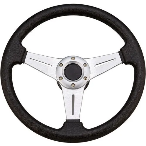 Universal sportsrat Ø338 mm, alu/sort med 3/4" nav