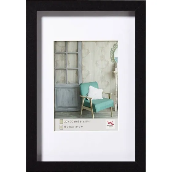 Walther Design Stockholm Fotoramme 30x40 cm Sort