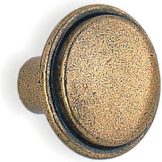 BESLAGSBODEN knop, antik messing, Ø30 mm