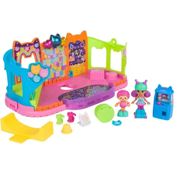 Spin Master Gabbys Dollhouse Party Zolder Playset med Skater Gabby og Marty