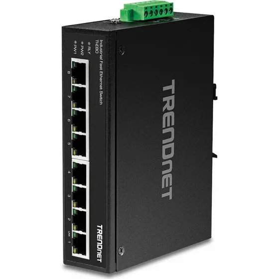 Trendnet TI-E80 8-porte industriel Ethernet-switch 1,6 Gbps