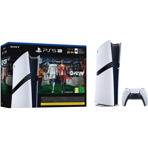Sony PS5 Pro Bundle Hvid 2 TB SSD