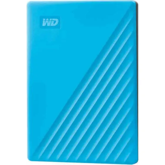 Western Digital My Passport 4 TB ekstern harddisk, blå, USB 3.2 Gen 1