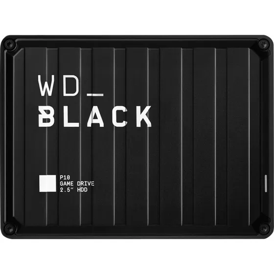 WD_BLACK P10 Game Drive 4TB, Sort, USB 3.2 Gen 1