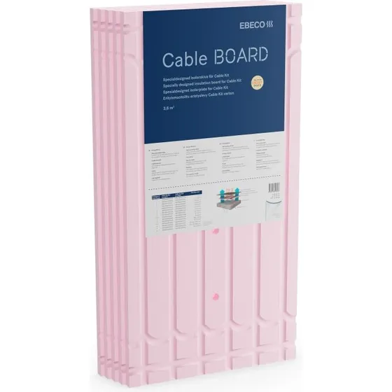 Ebeco Cable Board 20 mm isoleringsplade