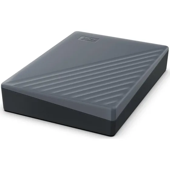 Western Digital My Passport 4 TB ekstern harddisk, silikonegrå