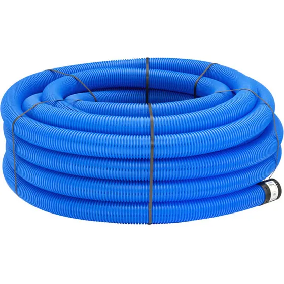 Uponor PE drænrør 126/113 mm, 50 m, fuldslidset