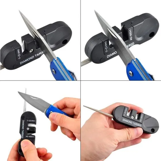 Husqvarna Kompakt Knivsliber – 3 Slibemetoder, Sort