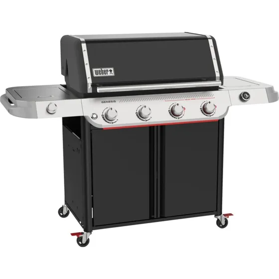 Weber Genesis E-435W gasgrill, sort