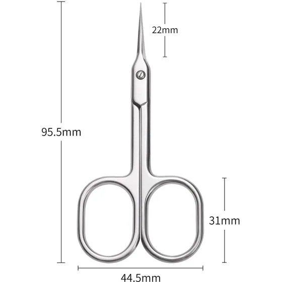 Cuttis Saks i Rustfrit Stål – Sølv, 9,6 x 4,5 cm
