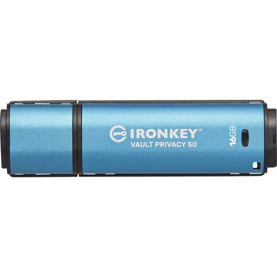 Kingston IronKey Vault Privacy 50 16GB USB-A 3.2, blå