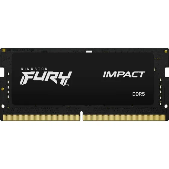 Kingston FURY Impact DDR5 16GB 6400MHz CL38 Sort SO-DIMM