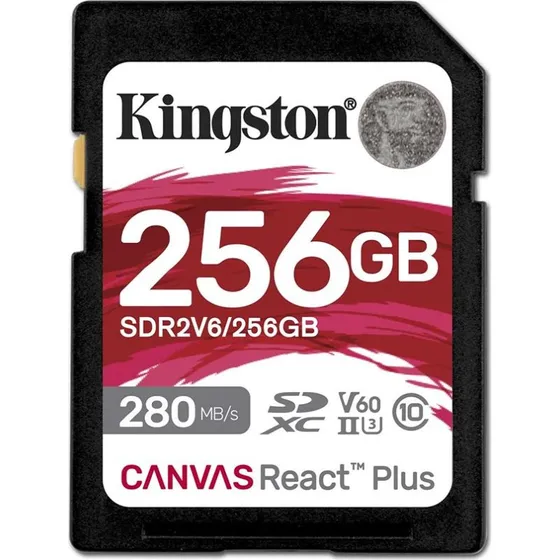 Kingston Canvas React Plus SDXC UHS-II 256 GB 280 MB/s