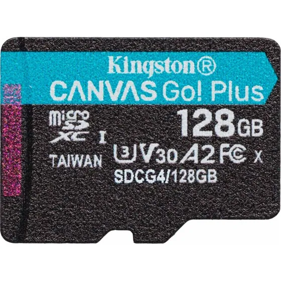 Kingston Canvas Go! Plus microSD 128GB 200MB/s