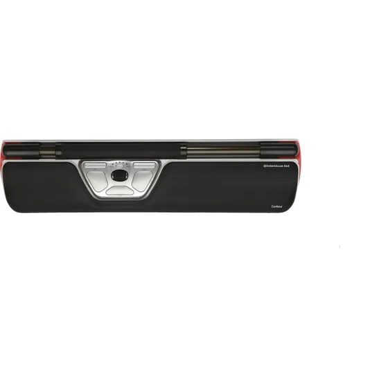 Contour RollerMouse Red Trådløs, 7 knapper, Sølv/Rød