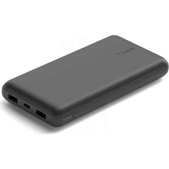 Belkin 20K Powerbank, 20.000 mAh, sort, 3 porte