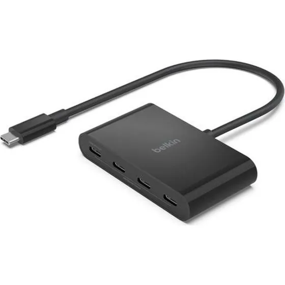 Belkin USB-C Hub AVC018BTBK, 4 port, sort