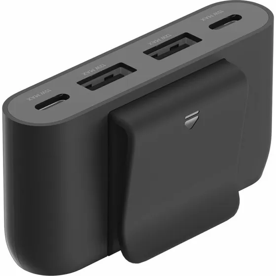Belkin USB Hub 4-port med USB-C – sort