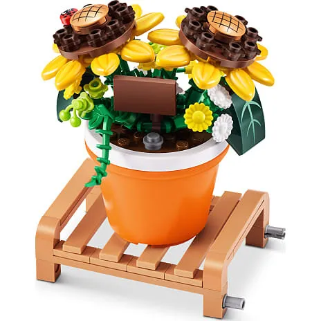 Max Bricks byggesæt blomster - assorteret varianter