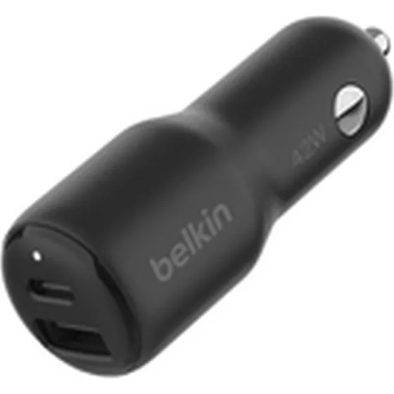 Belkin BoostCharge CCB005BTBK 42W Biloplader, USB-C + USB-A, sort
