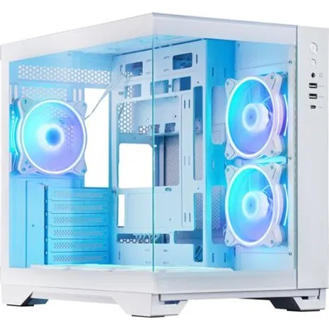 Chieftec Visio ATX Tower Hvid med Hærdet Glas