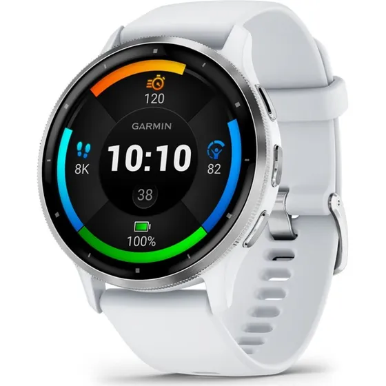 Garmin Venu 3 45 mm Sølv Hvid