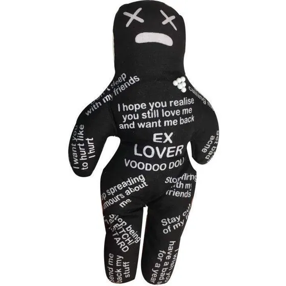 Voodoo-dukke Ex Lover - Sort, 21,5 x 13 cm