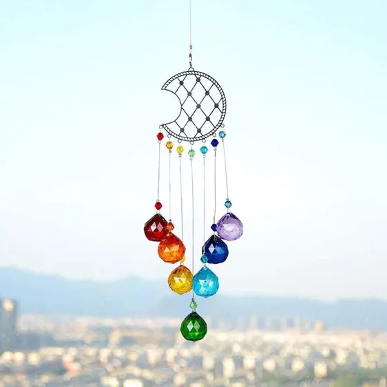 Light Catcher - Krystallysfanger i K9-krystal, 40 cm, flerfarvet