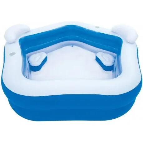 Bestway oppustelig femkantpool 213 x 207 x 69 cm