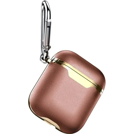 Beskyttelsesetui til AirPods Etui - Brun/Guld