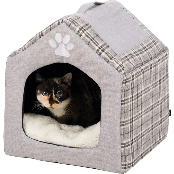 Trixie Silas Hyggehule 40×45×40 cm Grå/Creme