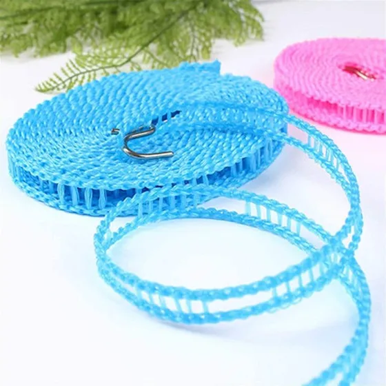 Tørresnor i Nylon, 10 meter - Blå
