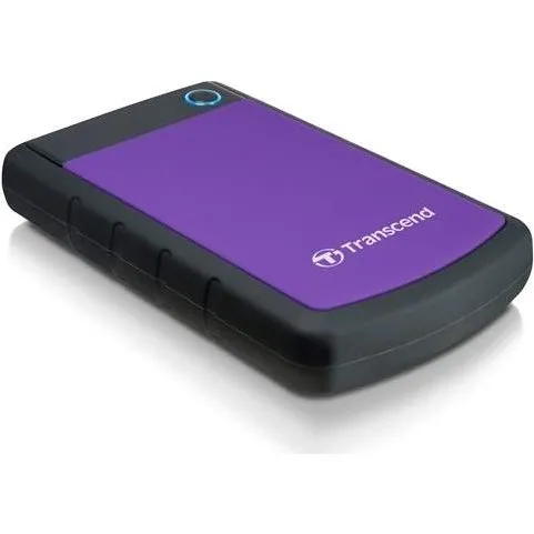 Transcend StoreJet 25H3 1TB Lilla Bærbar HDD USB 3.0