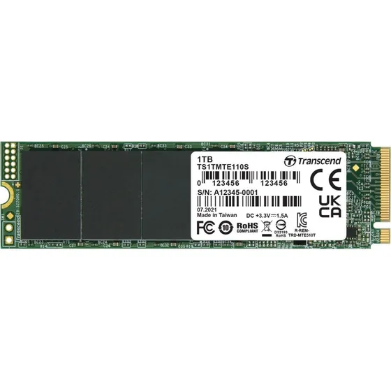 Transcend 110S PCIe M.2 SSD 1TB NVMe Gen3 x4