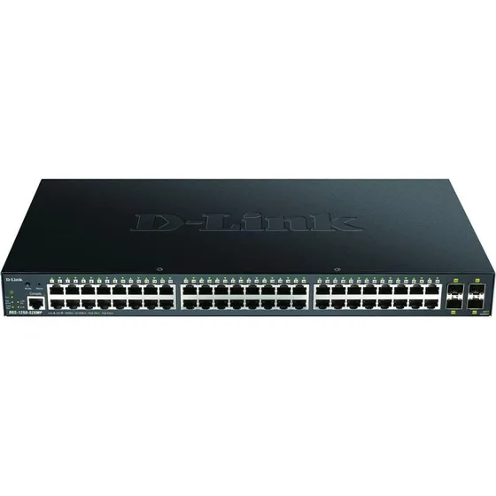 D-Link DGS-1250-52XMP/E 52-port Gigabit PoE-switch til rack
