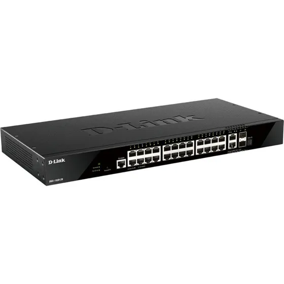 D-Link DGS-1520-28/E 28-port Gigabit switch med 10G uplinks