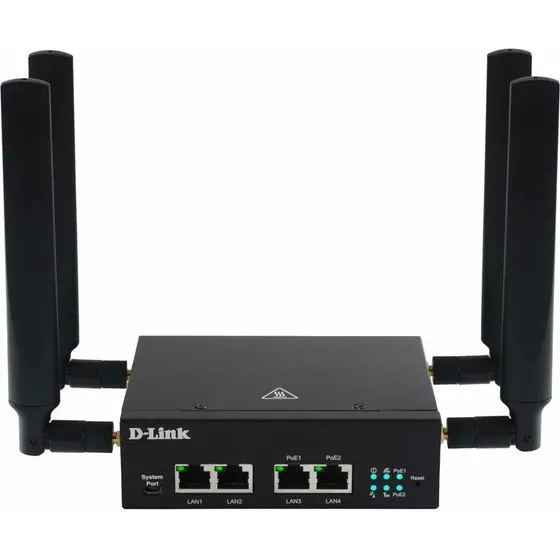 D-Link DWM-314-GP 3.4Gbps Mobilrouter med EU-stik, Sort