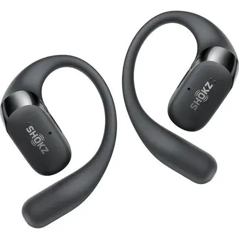 SHOKZ OpenFit 2+ Trådløse Åbne Øre Høretelefoner, Sort