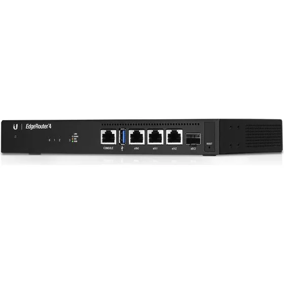 Ubiquiti EdgeRouter 4, Sort, 4 GE Porte