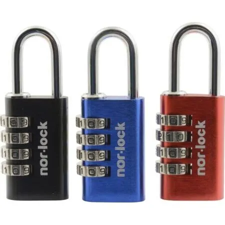 Hængelås med kode 28 mm – 4-kombinationer