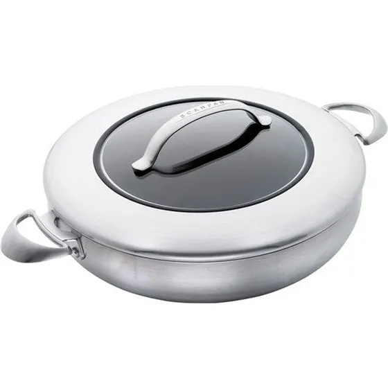Scanpan CTX 32 cm chefpande med glaslåg, 4,8 liter