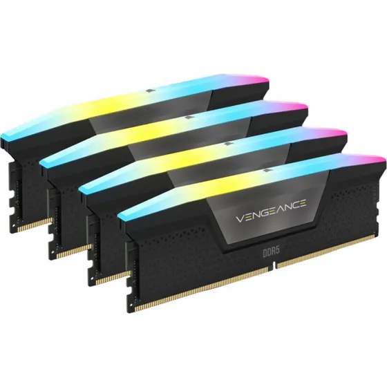 Corsair Vengeance RGB DDR5 64GB 6600MHz CL30 Sort med ARGB