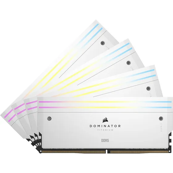 Corsair Dominator Titanium DDR5 64GB 6000MHz CL36 Hvid med RGB